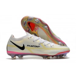 Fotbollsskor Nike Phantom GT2 Elite FG Rawdacious - Vit Röd Rosa