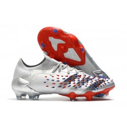 adidas Predator Freak.1 Low FG Showpiece - Silver Svart Röd