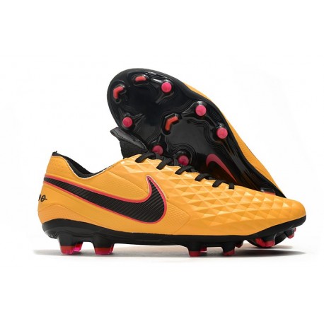 Nike Fotbollsskor för Män Tiempo Legend VIII Elite FG Orange Svart