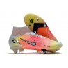 Nike Mercurial Superfly 8 Elite SG-PRO AC Vit Röd Silver