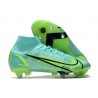 Nike Mercurial Superfly 8 Elite SG-PRO AC Impulse - Turkos Grön