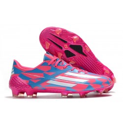 Adidas F50 Ghosted Adizero HT FG Herr Rosa Vit Blå