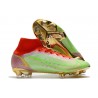 Nike Mercurial Superfly VIII Elite DF FG Grön Röd Guld