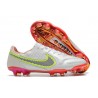 Fotbollsskor Nike Tiempo Legend IX Elite FG Rawdacious - Vit Röd Rosa