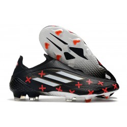 Fotbollsskor för Herrar adidas X Speedflow+ FG Svart Vit Röd