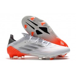 Fotbollsskor för Män adidas X Speedflow.1 FG WhiteSpark - Vit Silver Röd