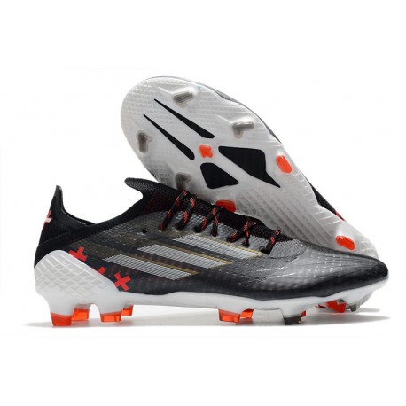 Fotbollsskor för Män adidas X Speedflow.1 FG Edge of Darkness - Svart Vit