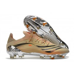 Fotbollsskor för Män adidas X Speedflow.1 FG Guld Svart