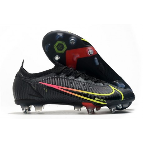 Nike Mercurial Vapor 14 Elite SG-Pro Black x Prism - Svart Gul Röd