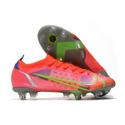 Nike Mercurial Vapor 14 Elite SG-Pro Spectrum - Röd Silver