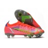 Nike Mercurial Vapor 14 Elite SG-Pro Spectrum - Röd Silver