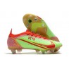 Nike Mercurial Vapor 14 Elite SG-Pro Gul Röd