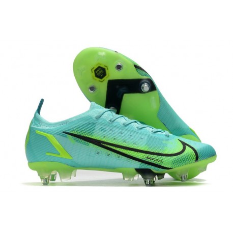 Nike Mercurial Vapor 14 Elite SG-Pro Impulse - Turkos Grön