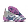 Fotbollsskor adidas Predator Freak + FG Silver Blå Rosa