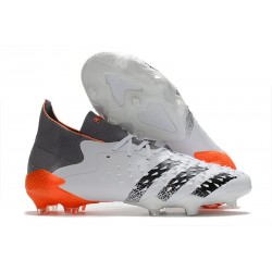 adidas Predator Freak.1 FG WhiteSpark - Vit Silver Röd