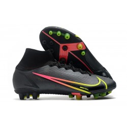 Nike Mercurial Superfly 8 Elite AG PRO Black x Prism - Svart Gul Röd