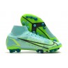 Nike Mercurial Superfly 8 Elite AG PRO Impulse - Turkos Grön