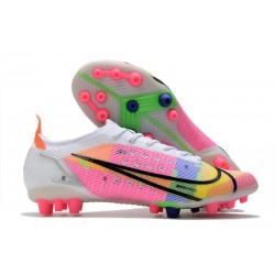 Nike Mercurial Vapor 14 Elite AG Pro Dragonfly - Vit Silver Mörklila LIMITED EDITION