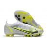 Fotbollsskor Nike Mercurial Vapor 14 Elite AG Pro Silver Safari - Vit Svart Silver Neon