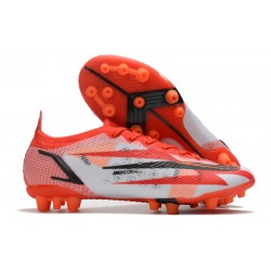 Fotbollsskor Nike Mercurial Vapor 14 Elite AG Pro CR7 Spark Positivity - Röd Svart Vit Orange