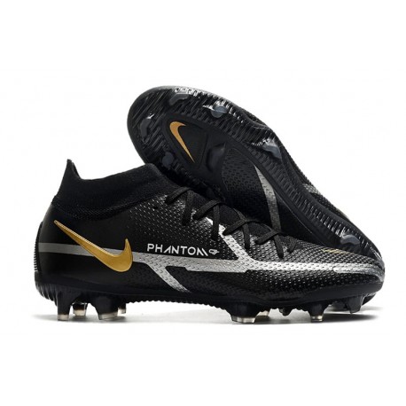 Nike Phantom GT2 Elite Dynamic Fit FG Shadow - Svart Grå Guld