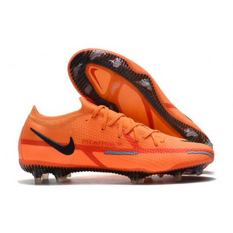 Fotbollsskor Nike Phantom GT2 Elite FG Orange Svart