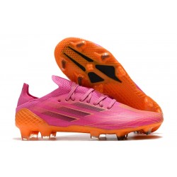 Fotbollsskor för Män adidas X Speedflow.1 FG Rosa Orange