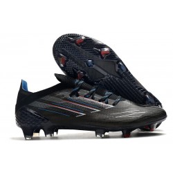 Fotbollsskor för adidas X Speedflow.1 FG Edge of Darkness - Svart Vit