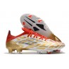 Fotbollsskor för Män adidas X Speedflow.1 FG Guld Vit Röd