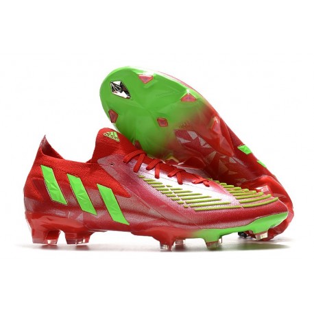 Fotbollsskor adidas Predator Edge.1 Low FG Röd Grön