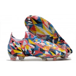 Fotbollsskor adidas Predator Edge.1 Low FG Geometric - Blå Gul Röd LIMITED EDITION