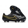 Fotbollsskor för Män Nike Tiempo Legend IX Elite FG Svart Guld