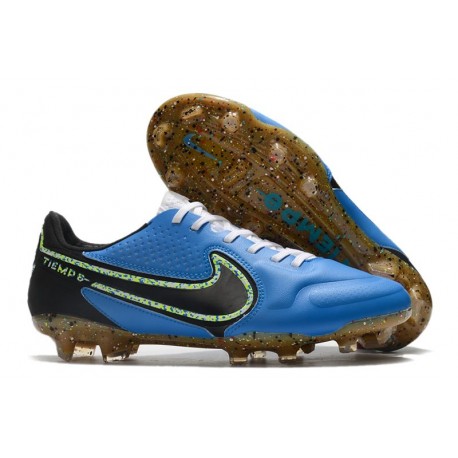 Fotbollsskor för Män Nike Tiempo Legend IX Elite FG Blå Svart