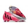 Fotbollsskor för Herrar adidas Predator Edge + FG Unite Football - Rosa Svart Vit LIMITED EDITION