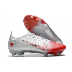 Nike Mercurial Vapor 14 Elite FG Leroy Sané Silver Röd