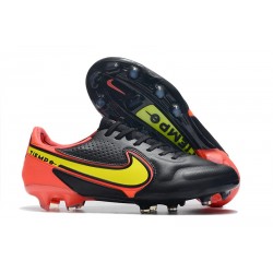 Fotbollsskor för Män Nike Tiempo Legend IX Elite FG Svart Röd Gul