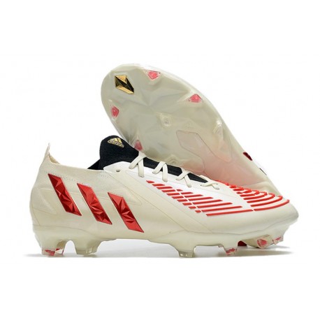 Fotbollsskor adidas Predator Edge.1 Low FG Vit Röd