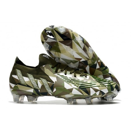 Fotbollsskor adidas Predator Edge.1 Low FG Swarovski - Grön Silver