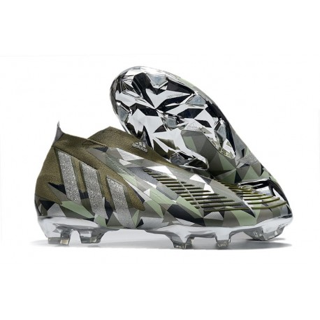 Fotbollsskor för Herrar adidas Predator Edge + FG Swarovski - Grön Silver