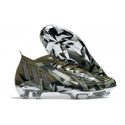 adidas Predator Edge.1 FG Fotbollsskors Swarovski - Grön Silver