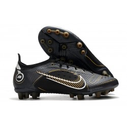 Fotbollsskor Nike Mercurial Vapor 14 Elite AG Pro Shadow - Svart Guld Silver