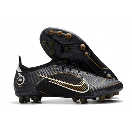 Nike Mercurial Vapor 14 Elite AG Pro Shadow - Svart Guld Silver