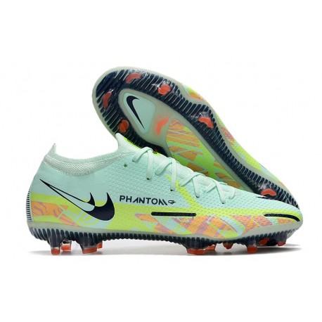 Fotbollsskor Nike Phantom GT2 Elite FG Bonded - Grön Blå