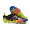 adidas Fotbollsskor Copa Sense.1 FG Al Rihla - Svart Turkos Gul