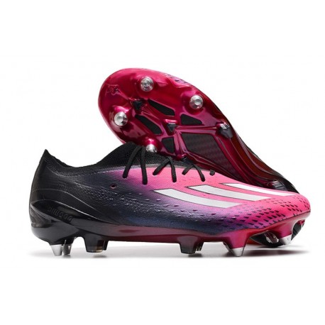 Fotbollsskor adidas X SPEEDPORTAL.1 SG Svart Rosa Rosa