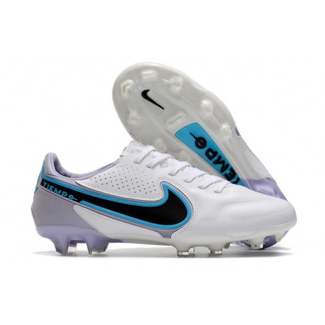 Fotbollsskor för Män Nike Tiempo Legend IX Elite FG Vit Svart