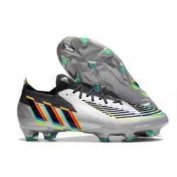 Fotbollsskor adidas Predator Edge.1 Low FG Beyond Fast - Silver Svart Grön