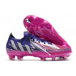 Fotbollsskor adidas Predator Edge.1 Low FG Champions Code - Lila Silver Rosa