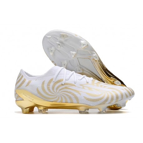 adidas X Speedportal.1 FG fotbollsskor Vit Guld