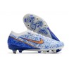 Nike Zoom Mercurial Vapor XV Elite SG Vit Blå